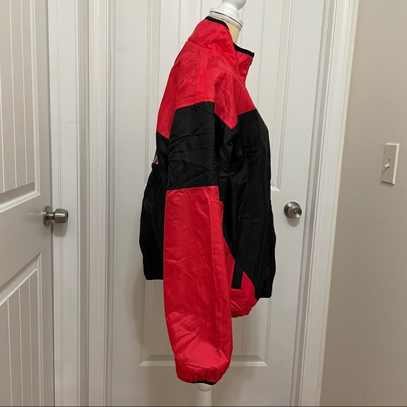 NWT VINTAGE 90s Portland Trail Blazers Reversible FLEECE Jacket Large DEADSTOCK - Picture 3 of 8